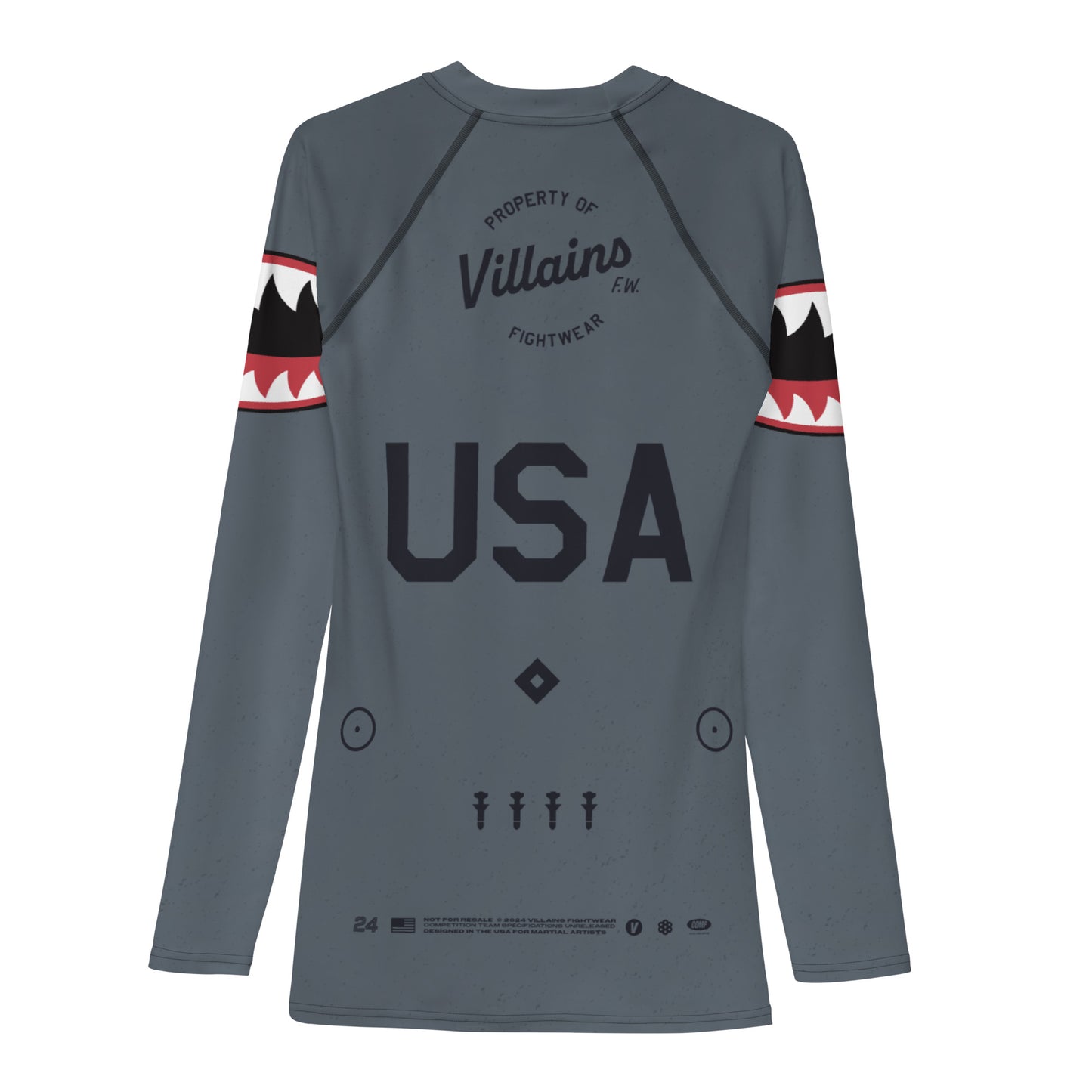 Villains Fighter Jet Rash Guard