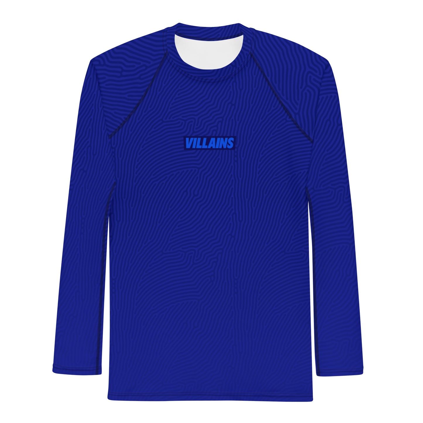 Villains Rank Blue Rash Guard