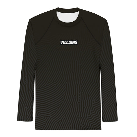 Villains Rank Black Rash Guard