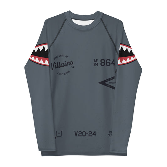 Villains Fighter Jet Rash Guard